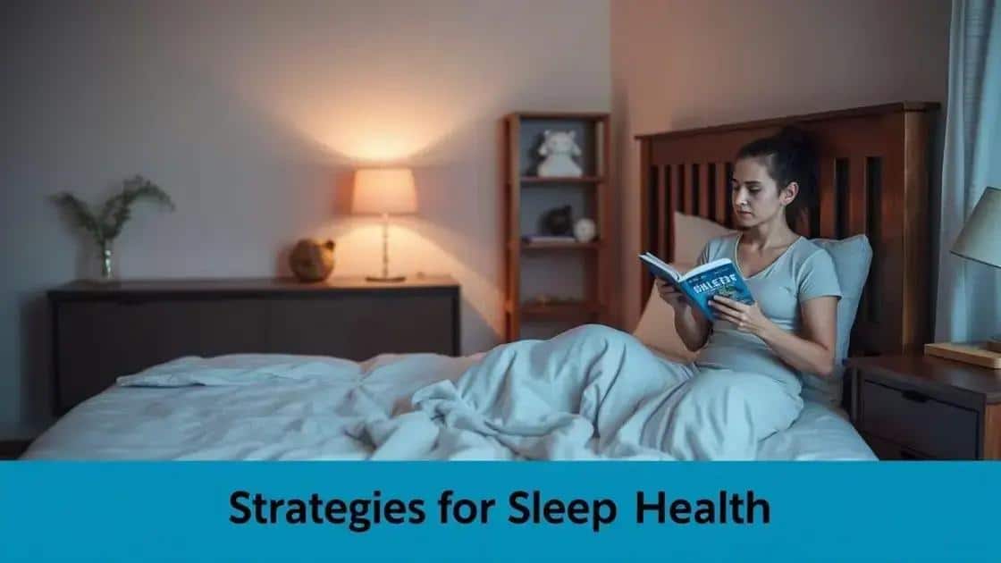 Strategies for improving sleep health in daily life
