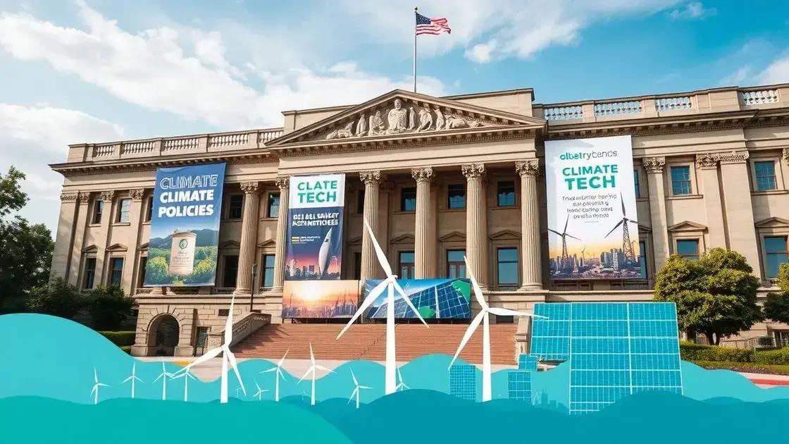 The role of policy in climate tech advancements