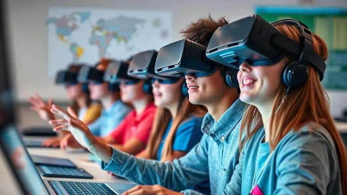 Benefits of vr learning environments