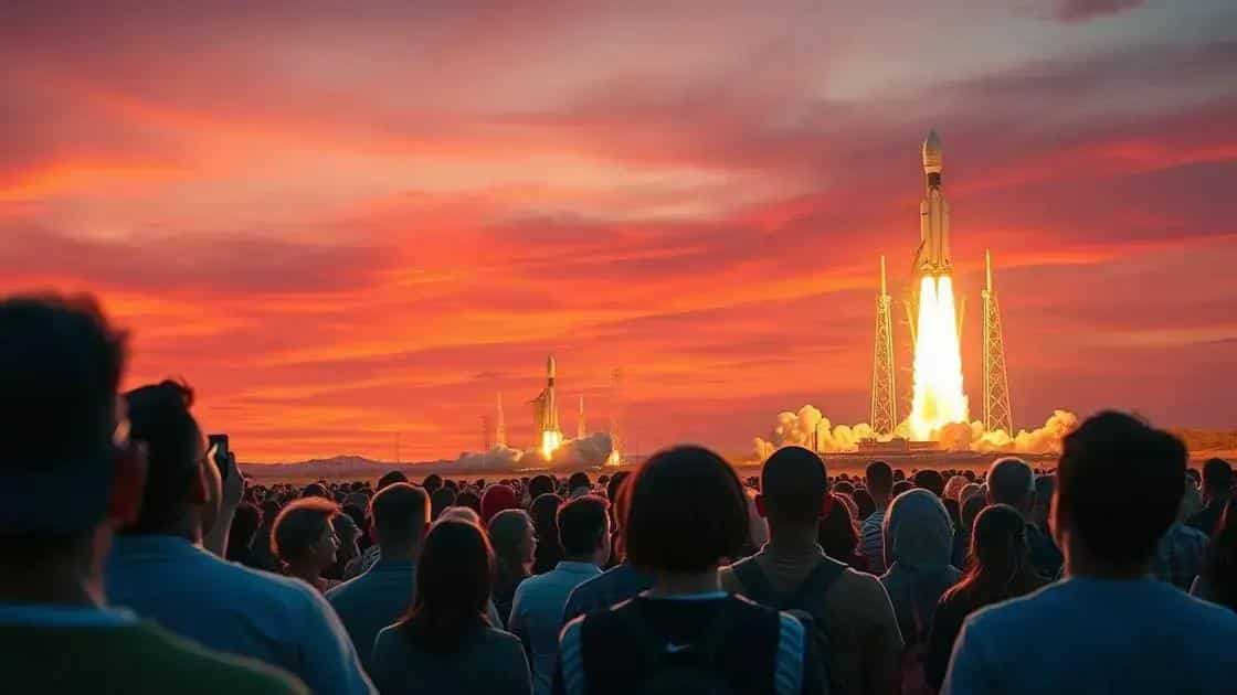 Public perception and interest in space launches