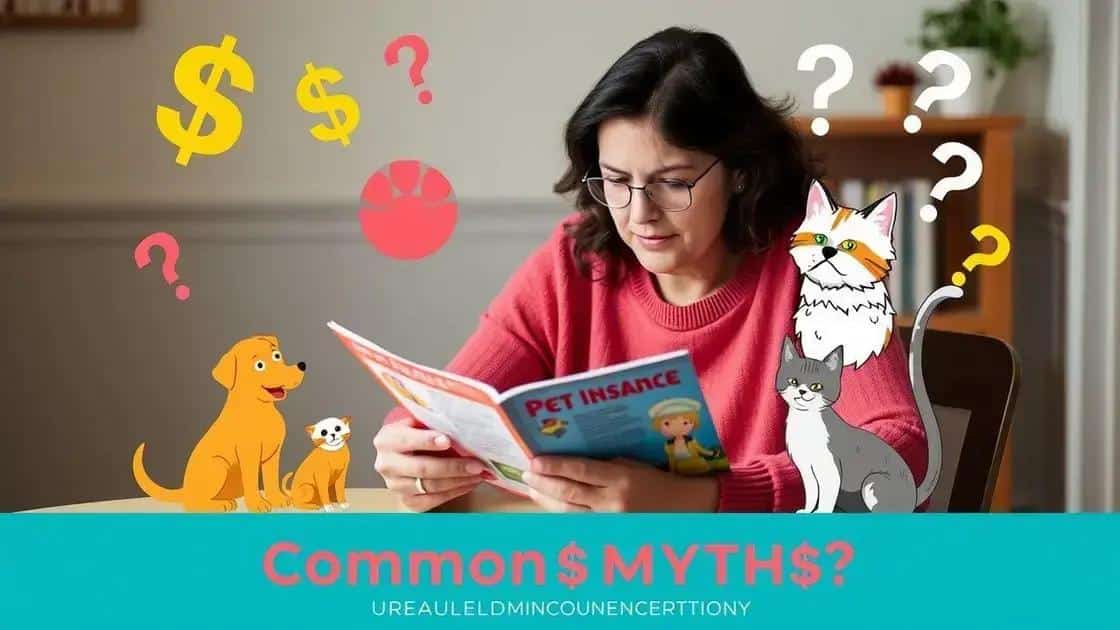 Addressing common myths about pet insurance