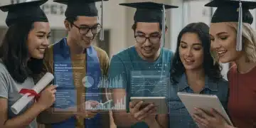 Students reviewing new federal student loan repayment options on a tablet for 2025