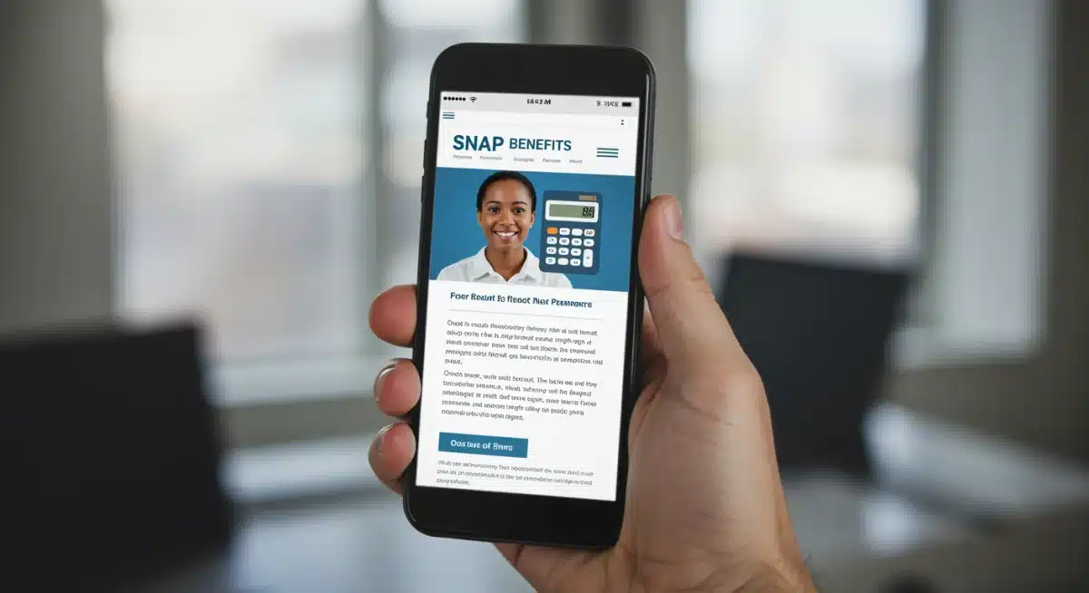 Calculating SNAP benefits on a smartphone