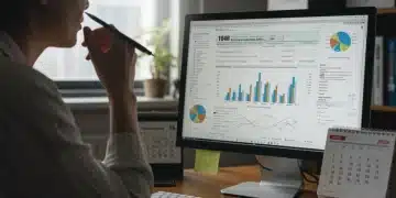 Person reviewing IRS tax forms on a computer for 2026 updates