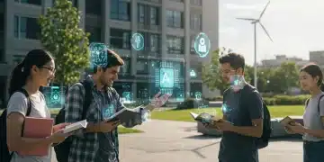 Students learning future-proof skills in a dynamic university setting