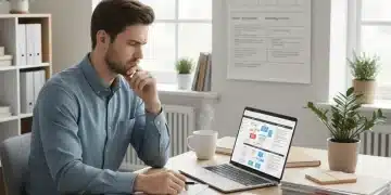 Thoughtful person preparing disability benefits application documents for 2026