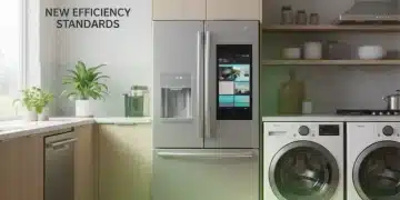 Modern energy efficient appliances with a subtle EPA logo