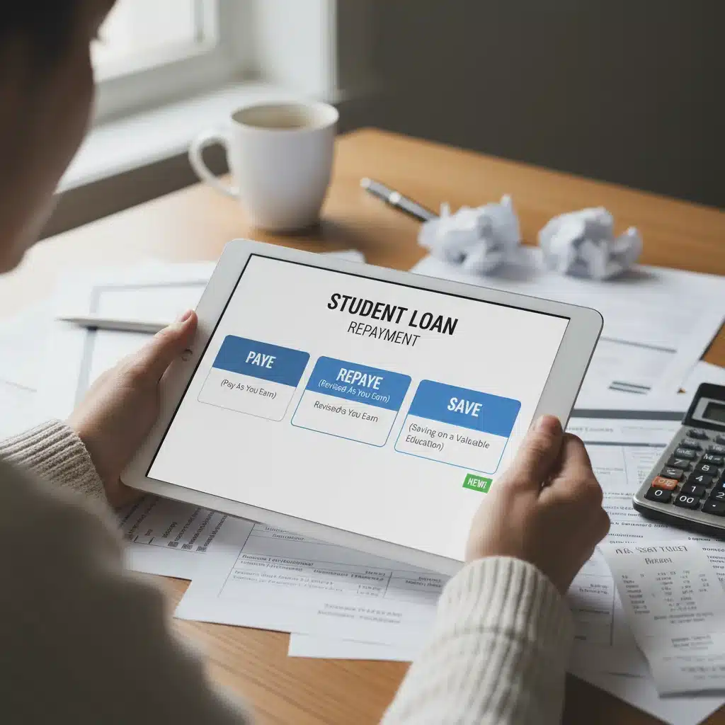Understanding income-driven repayment plans on a tablet