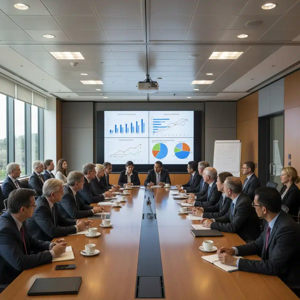 Economists and policymakers discussing inflation trends and future predictions